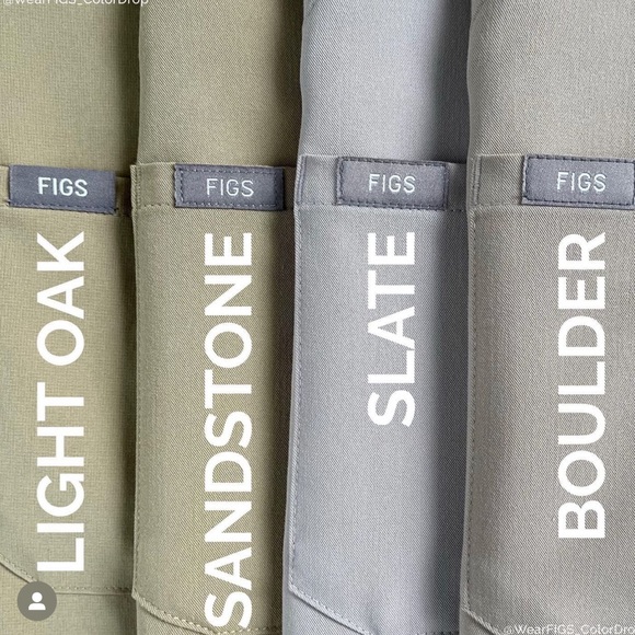 Figs Light Oak FIONLITE Small Slim Catarina & XS Petite Hi Waisted Joggers. - Picture 8 of 8